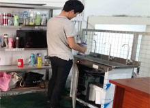 西鄉(xiāng)景旺電子選擇安裝圣藍工廠不銹鋼直飲水機