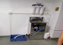 東莞全特電子選擇安裝圣藍(lán)工廠不銹鋼直飲水機(jī)