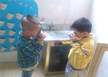廣州培智學(xué)校安裝了圣藍(lán)幼兒園直飲水機(jī)